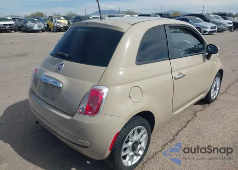 2012 Fiat 500 Pop z USA, uszkodzony, nr VIN 3C3CFFAR4CT112632